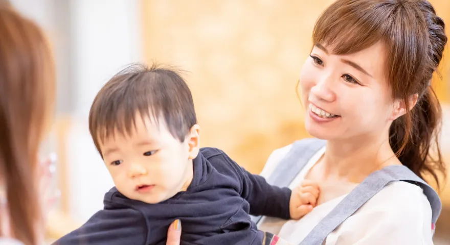 小さなお子様連れでも安心して通院できる院内の様子